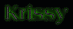 Krissy First Name