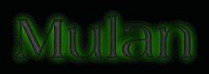 Mulan First Name