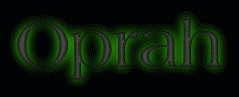 Oprah First Name