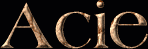 Acie First Name