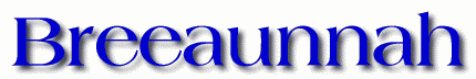 Breeaunnah First Name