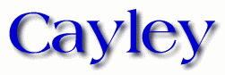 Cayley First Name