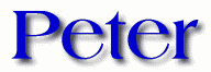 Peter First Name
