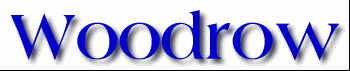 Woodrow First Name