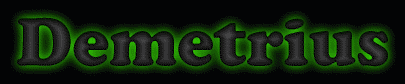 Demetrius First Name