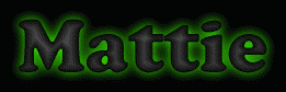 Mattie First Name