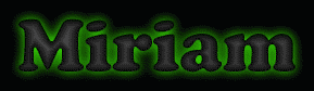Miriam First Name