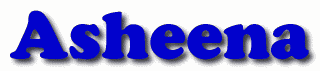 Asheena First Name