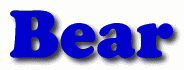 Bear First Name