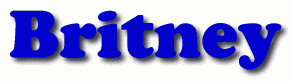 Britney First Name