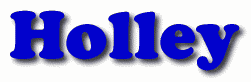 Holley First Name