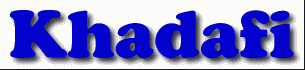 Khadafi First Name