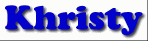 Khristy First Name
