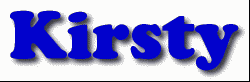Kirsty First Name