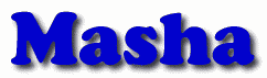 Masha First Name