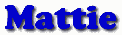 Mattie First Name