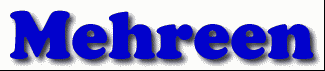Mehreen First Name