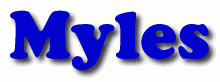 Myles First Name