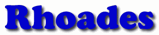 Rhoades First Name
