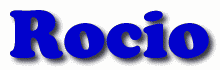 Rocio First Name