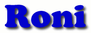 Roni First Name