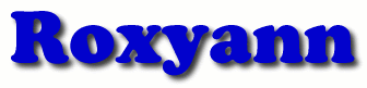 Roxyann First Name