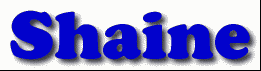 Shaine First Name
