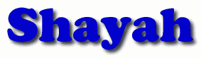 Shayah First Name