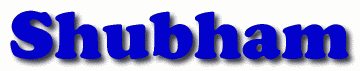 Shubham First Name