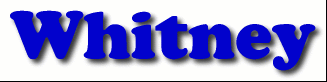 Whitney First Name