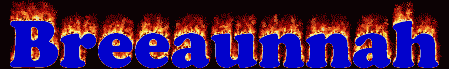 Breeaunnah First Name