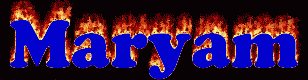 Maryam First Name