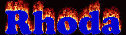 Rhoda First Name
