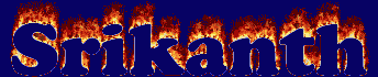 Srikanth First Name