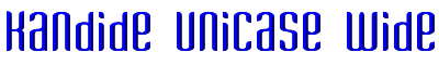 Kandide+Unicase+Wide