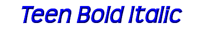 Teen+Bold+Italic